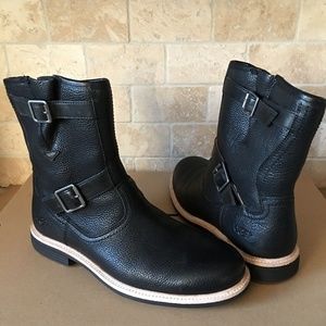 Uggs Jaren Leather/Sheepskin Biker Boots